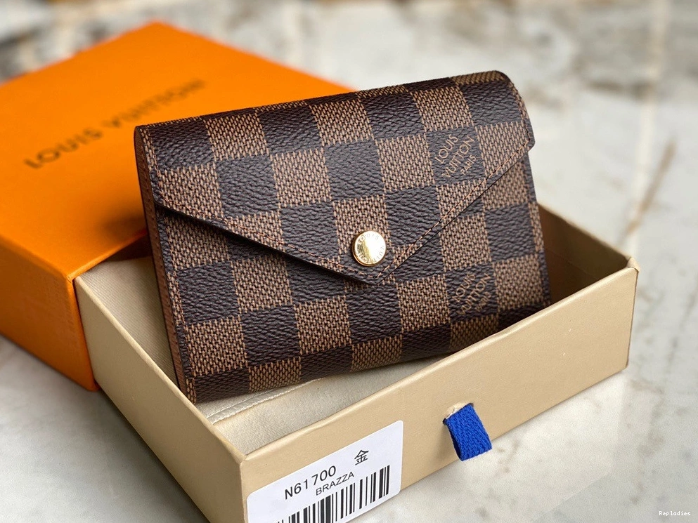 Repzbay Wallet Louis VICTORINE Vuitton 0803